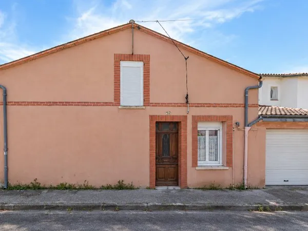 Maison toulousaine Lapujade, 780 m2 de terrain, garage, dépe