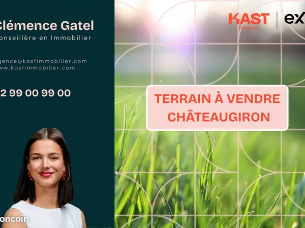 Terrain 1200 m² Châteaugiron