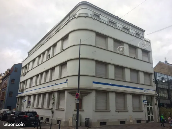 F2 bis neuf hyper centre mulhouse sans frais d'agence