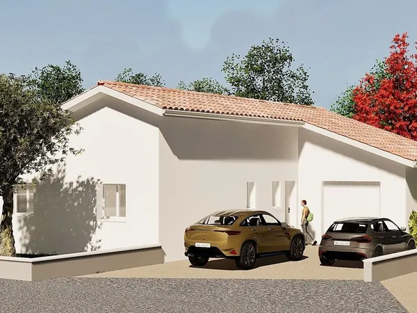 Projet de construction d'une maison 98.83 m² avec terrain à MOUGUERRE (64)