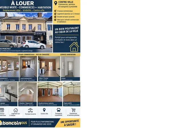 À louer : Ensemble immobilier stratégique à Fleury-sur-Andelle