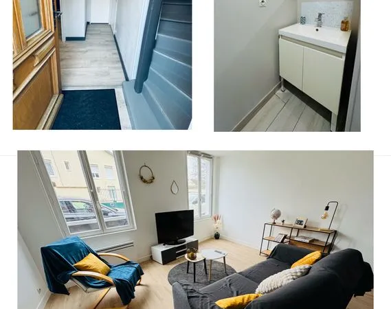 Appartement meublé 50m2 centre ville
