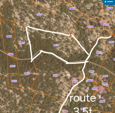 Terrain de loisirs agricole non constructible