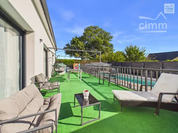 Maison de 114 m² sur un terrain de 1268 m²