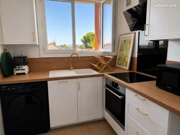 Chambres meublées tout confort en colocation OU appartement complet (Gare/Marais)