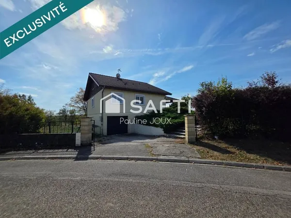 Maison individuelle 4 pièces avec sous-sol complet et terrain