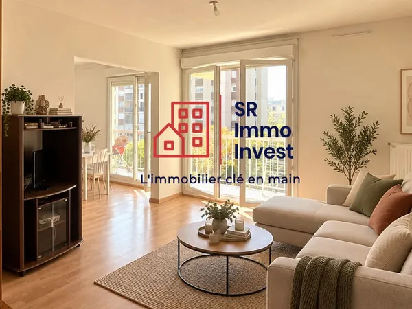 T2 de 50 m² - Lumineux, balcon, évolutif en T3 avec potentiel