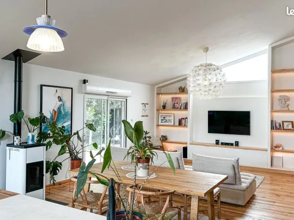 Maison en bois proche océan — Lumineuse et spacieuse 145 m² | Terrasse 40m² | Jacuzzi | Carport | Ca