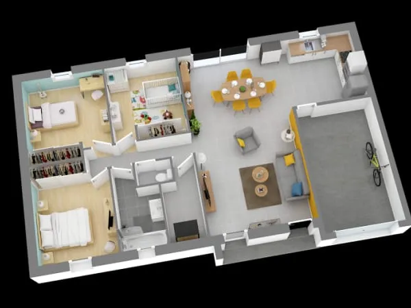 Maison neuve 4 pièces 83 m²