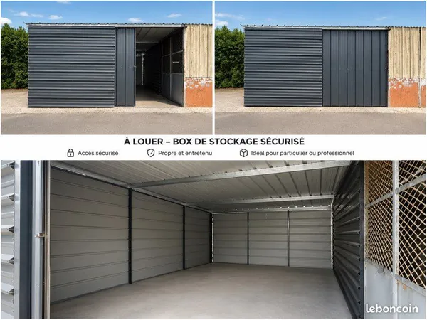 BOX DE STOCKAGE 50m2