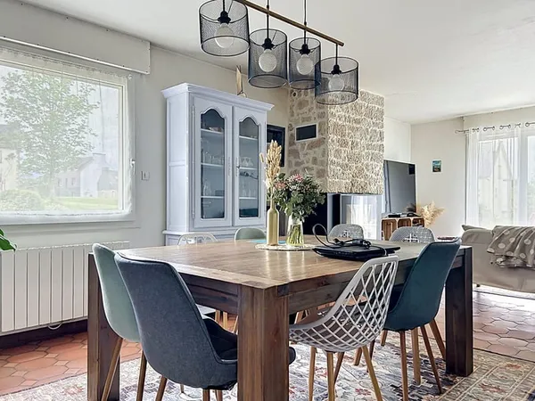 Maison néo-bretonne sur sous-sol offrant une vraie vie de plain-pied, 6 pièces à Langolen