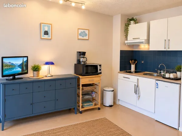 🏡 À LOUER À L'ANNÉE - BARBOTAN-LES-THERMES - Appartement meublé avec terrasse couverte - Appartement