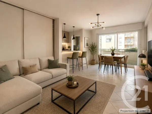 Appartement 2 pièces 44 m²