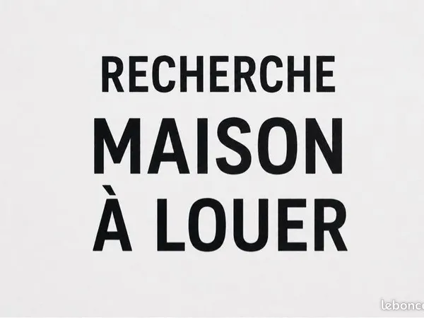 Maison à louer avec jardin
