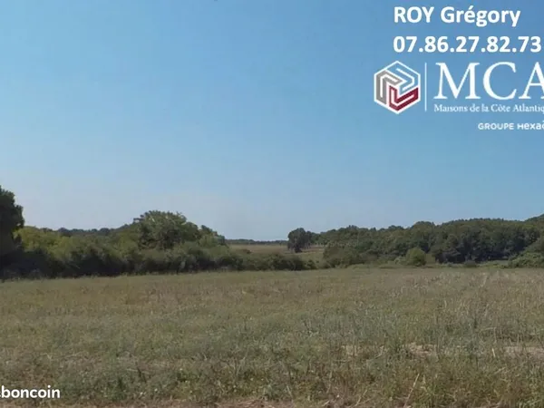 Terrain 601 m² Meursac