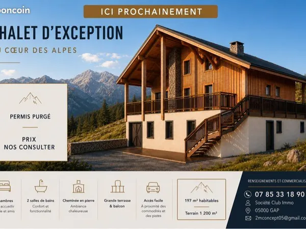 Chalet à rénover