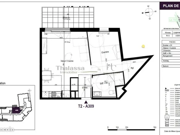 Appartement 2 pièces 48 m²