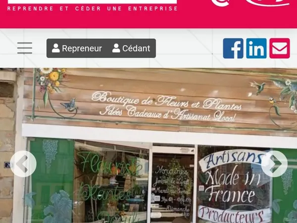 Fond de commerce fleuriste , épicerie fine