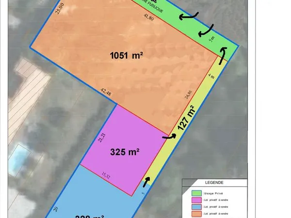 Terrain constructible à Saintes