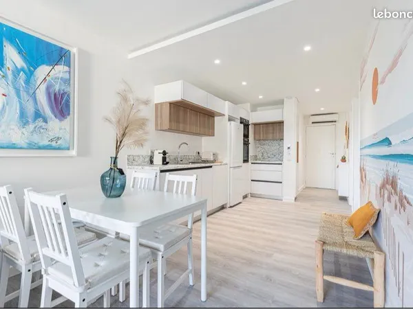 Appartement meublé 3 pièces avec garage