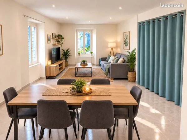 Appartement T3 duplex - 80m2- Centre de LENCLOITRE