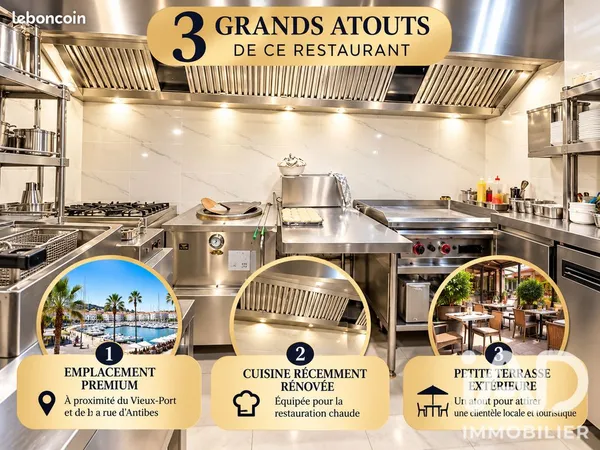 Restaurant 87 m² Cannes