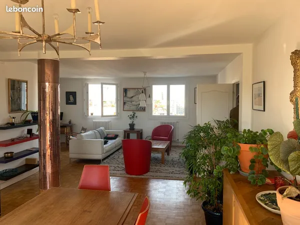 Appartement de 4 pièces de 112 m², dernier étage, Toulouse Matabiau