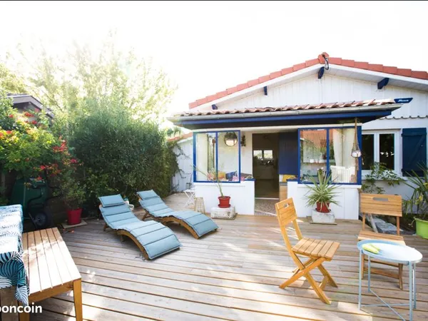 À ARÈS - Maison individuelle meublée de 50 m² avec terrasse et jardin - Location hiver/printemps 202