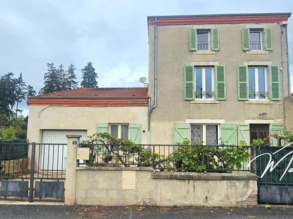 Maison - 107m² - 5 chambres - jardin - garage