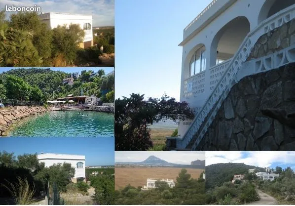 Maison à louer dans parc naturel PEGO OLIVA au pied d'une piscine naturelle