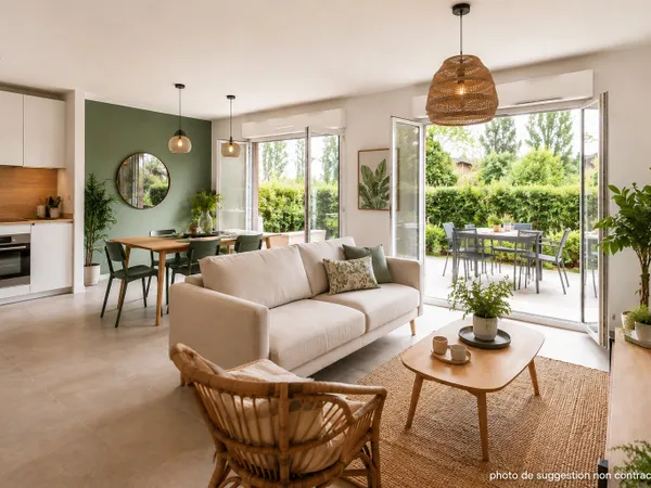 Saint Vincent de Tyrosse - Appartement T3 neuf avec jardin p