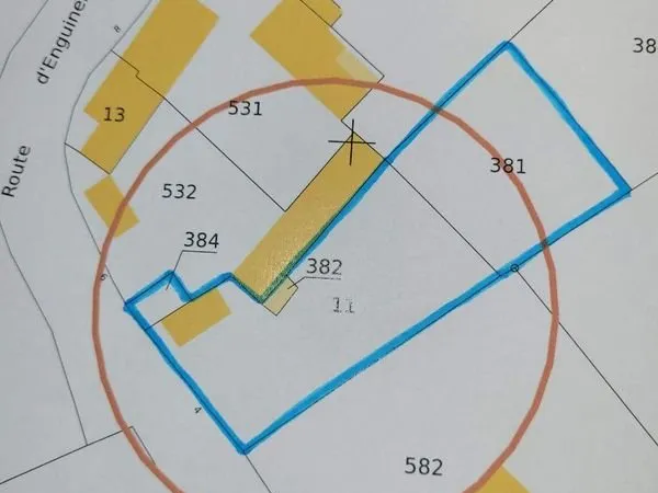 Terrain 1361 m² Beussent
