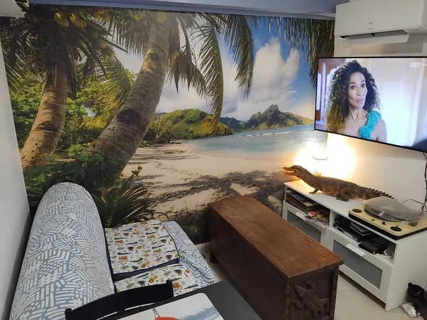 Appartement T2 pièces MEUBLE et EQUIPE avec joli jardin