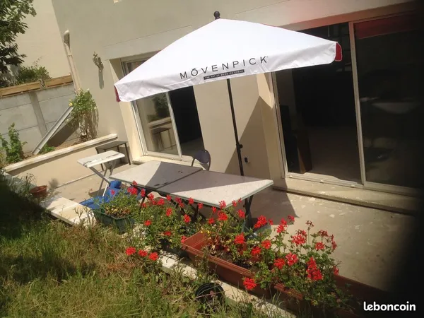 Joli appartement 2 pièces meublé à Gif sur Yvette avec terrasse et jardin