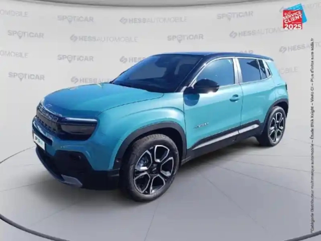Jeep Avenger electrique 156ch 115kw summit