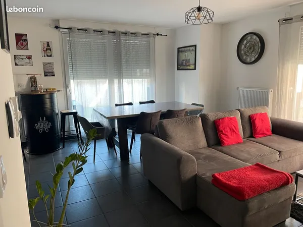 Appartement 3 pièces rez-de-jardin