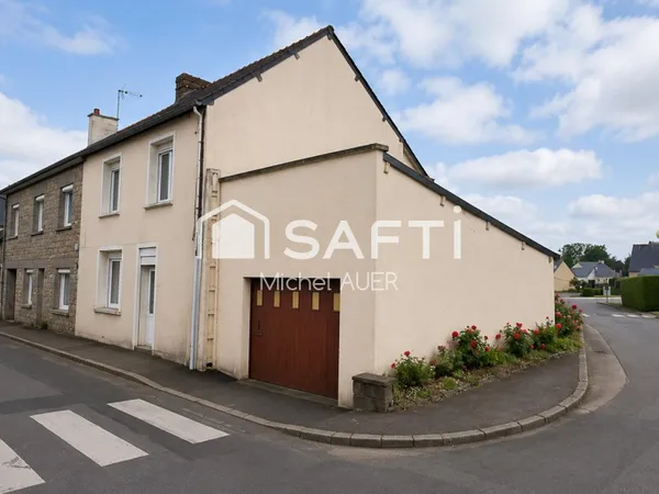 Maison de bourg avec garage