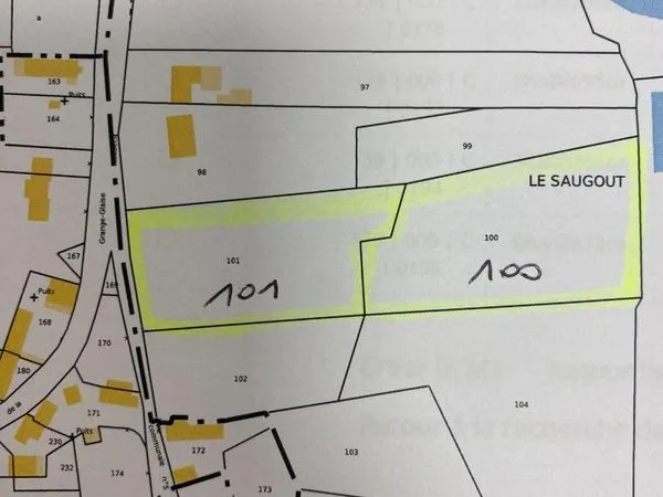 Terrain 9522 m² Neuillay-les-Bois