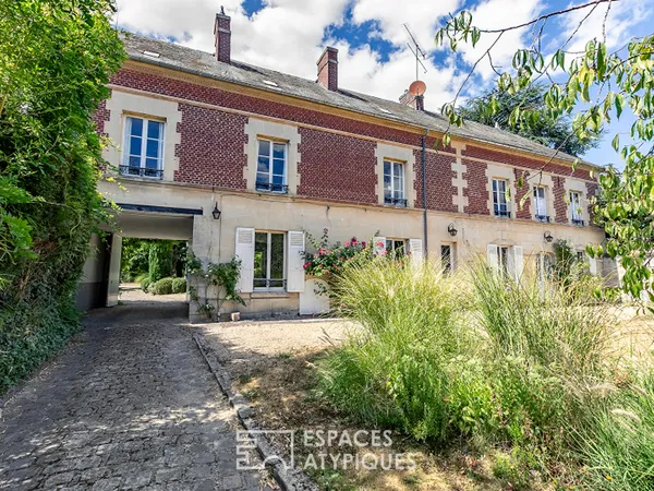 Propriété familiale avec jardin anglais et dépendance aménagée près de Gouvieux