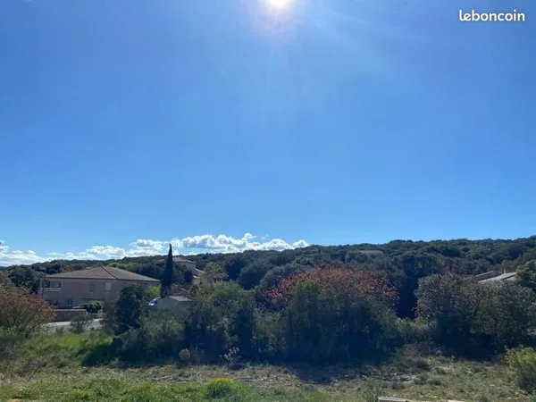 Terrain 1 300 m² Argelliers