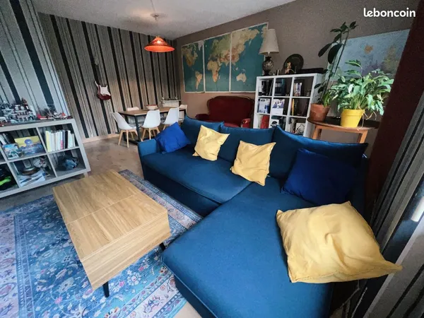Saint-Étienne Valbenoîte - T3 lumineux de 80 m² avec balcon sur jardin