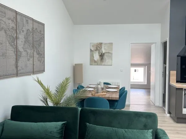 Apparemment meublé 2 chambres
