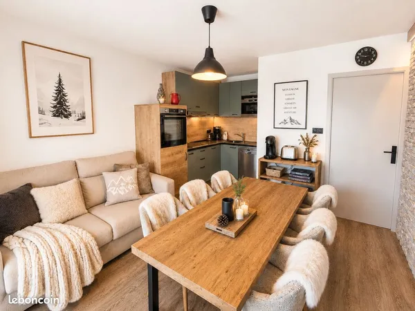 T4 entièrement rénové, meublé et équipé - 58 m² - 6 à 8 couchages - Plagne Montalbert