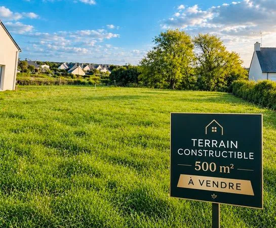 🌿 LAMPAUL-PLOUARZEL - 🌿 Terrain constructible 500 m² viabilisé - Au calme