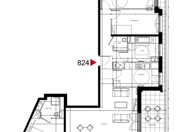 Appartement 4 pièces 108 m²