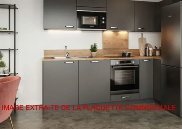 Studio 1 pièce 29 m²