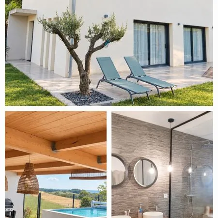 Maison récente 2020 de 121 m² - Piscine, cuisine d'été, garage - Vue campagne