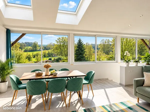 Maison familiale rénovée et très économe - terrain 1 450 m² - garage double - aucun vis-à-vis