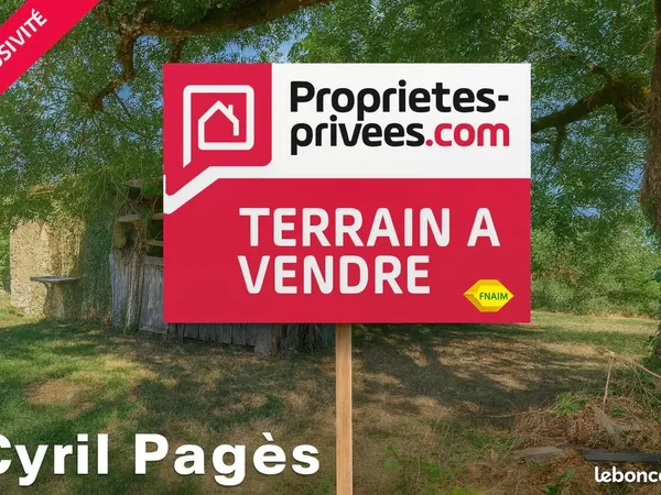 Terrain 3 897 m² Lacaze