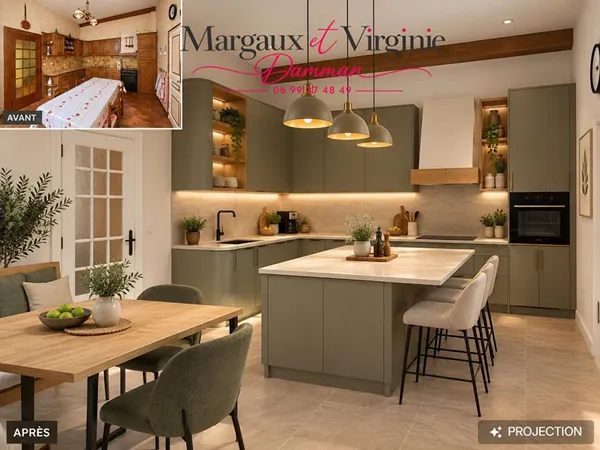 Maison de 3 chambres avec potentiel jusqu'à 5 chambres